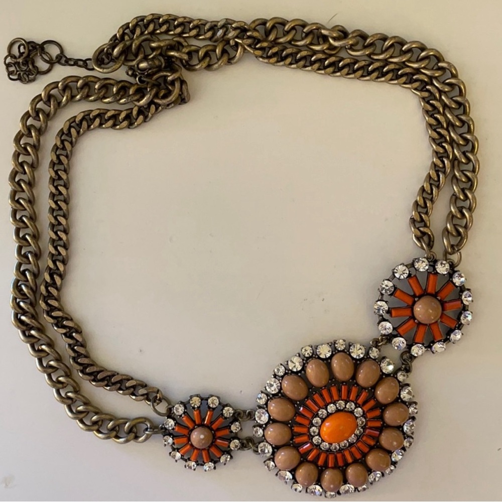 Perfect condition retro stone necklace from J Crew Collection.